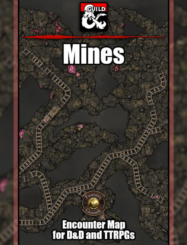 Mines Battlemap for D&D