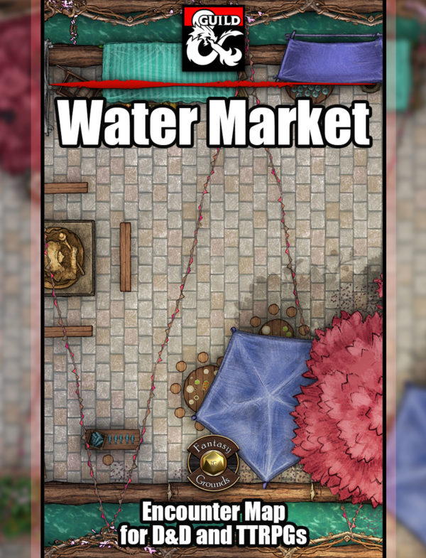 Water Market TTRPG Map