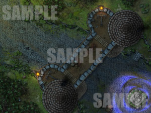 Ominous Statue Battle Map