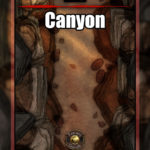 Canyon battlemap for TTRPGs