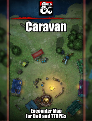 Caravan Battlemap for TTRPGs with Fantasy Grounds support