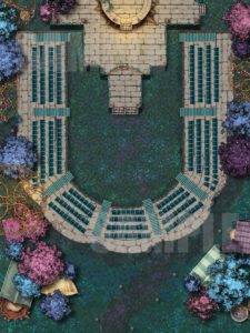 Feywilds outdoor theater battle map encounter