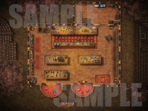Toy shop battle map for D&D - Curse of Strahd -Blinksy or Von Weerg