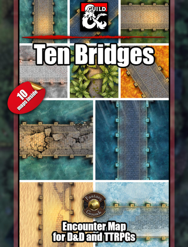 Ten bridge battle maps for every occasion in D&D and Pathfinder