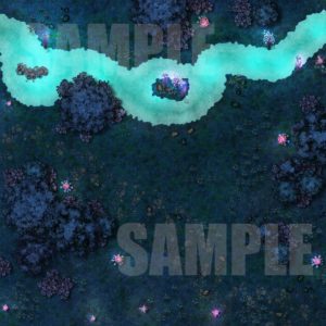 Dark forest animated battle maps for Foundry VTT