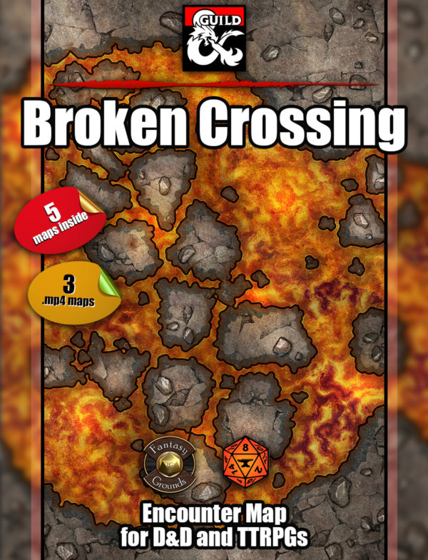 Broken crossing animated battle map cover