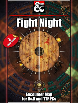 Fight Night D&D battle encounter map with fantasy grounds support