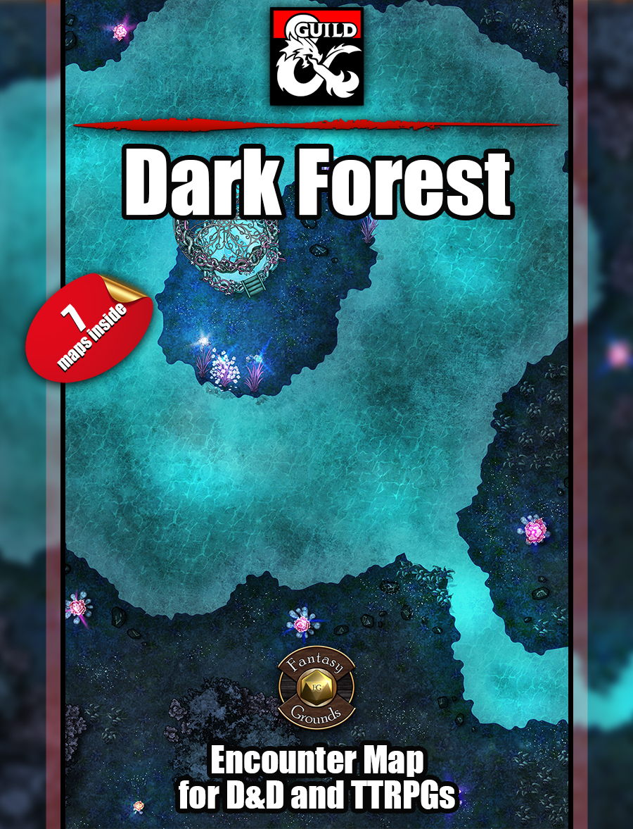 Dark Forest jpg & mp4 battlemaps w/Fantasy Grounds .mod ⋆ Spooky Action