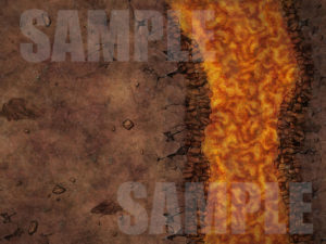 D&D hellscape battle map for hell adventures