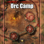 Orc camp battle map for Fantasy Grounds Unity