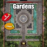Gardens battle map cover from Angela Maps