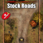 D&D Stock roads battle maps - 10 D&D maps