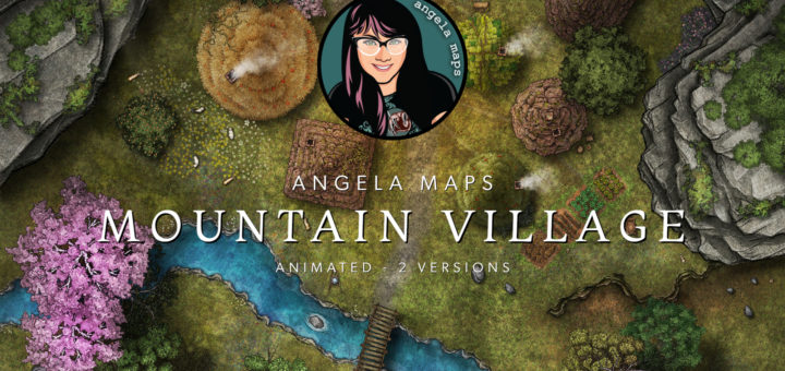 Mountain Village battle map
