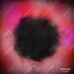 Dark void battle map of nothingness for D&D