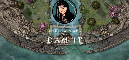 Phased and animated dam battle map